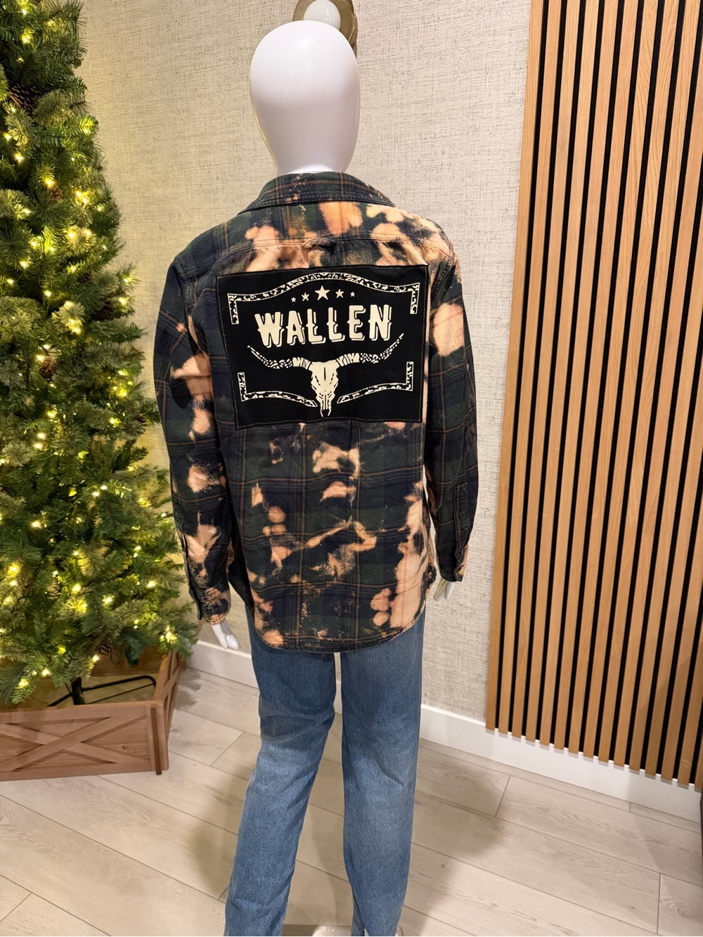 Morgan Wallen Plaid Shacket - Black & Tan